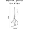 imageLIVINGO Tailor Fabric Sewing Scissors  8quot Professional Forged Stainless Steel Heavy Duty Metal Shears All Purpose Crafting Ultra Sharp Scissors for Dressmaking Upholstery Cloth Leather and Felt6 Inch
