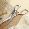 imageLIVINGO Tailor Fabric Sewing Scissors  8quot Professional Forged Stainless Steel Heavy Duty Metal Shears All Purpose Crafting Ultra Sharp Scissors for Dressmaking Upholstery Cloth Leather and Felt7 Inch